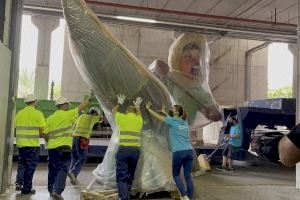 Les primeres peces de les Falles 2021 comencen a eixir de Fira València - (foto 2) Les primeres peces de les Falles 2021 comencen a eixir de Fira València - (foto 2)