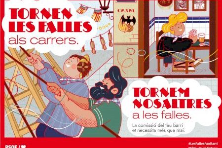 Els socialistes de València llancen una campanya per a animar als veïns a participar en les falles