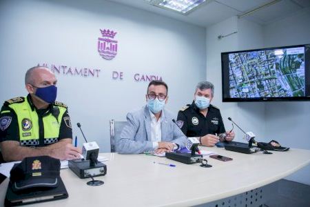 Gandia posa en marxa un dispositiu especial per a garantir la seguretat durant les Falles