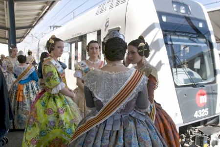 Ferrocarrils refuerza el servicio diurno para Fallas 2021 Ferrocarrils refuerza el servicio diurno para Fallas 2021