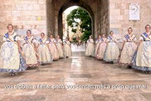 La Crida de les Falleres Majors de València als peus de les Torres de Serrans però sense públic - (foto 2)