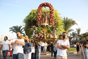 La Verge de Gràcia torna a l'ermita a l'espera de les festes de 2022