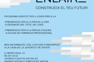 Xàtiva inicia el Programa «Enlaira» per a la formació i la millora de l’ocupabilitat del sector juvenil de la ciutat