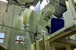 Recuperan 2,3 toneladas de plástico con el robot automático en la planta de tratamiento de residuos sanitarios de La Vall d'Uixó