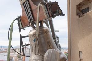 Completan la recuperación de las cinco campanas de la parroquia de San Jorge de Paiporta