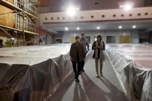El Ayuntamiento de la Vall d’Uixó invierte 100.000 euros en la remodelación del interior del Teatro Municipal Carmen Tur