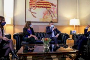 Puig reivindica la cooperación entre los territorios de la antigua Corona de Aragón para su impulso conjunto