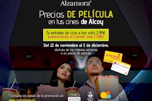 El centre comercial Alzamora i l'Ajuntament d'Alcoi llancen una campanya per a animar a la gent jove a anar al cinema El centre comercial Alzamora i l'Ajuntament d'Alcoi llancen una campanya per a animar a la gent jove a anar al cinema