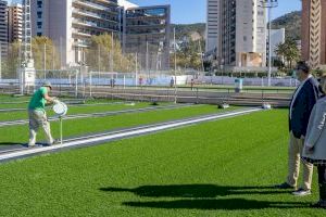 Los campos de fútbol Antonio López estrenan nuevo césped artificial