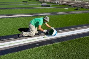 Los campos de fútbol Antonio López estrenan nuevo césped artificial - (foto 2)