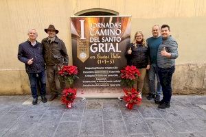 Comienzan las I Jornadas Camino del Santo Grial en Ciutat Vella (1+1=5) con un happening floral - (foto 9) Comienzan las I Jornadas Camino del Santo Grial en Ciutat Vella (1+1=5) con un happening floral - (foto 9)