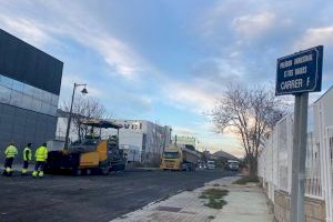 Finaliza la reurbanización de las calles D,E y F en el polígono Cotes Baixes