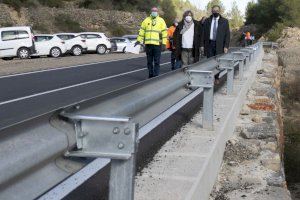 La Diputación de Castellón invierte 1,25 millones de euros en el Alto Palancia en la mejora de la seguridad vial en la CV-221 y la CV-213