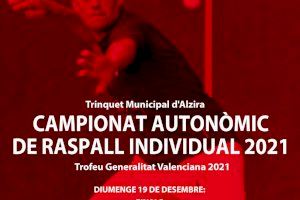 El Trinquet Municipal d’Alzira alberga este cap de setmana el Campionat Autonòmic de Raspall Individual 2021 - (foto 2)