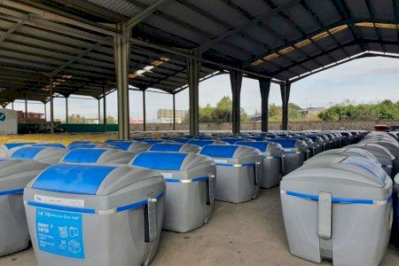 Els nous contenidors d’Aldaia, preparats