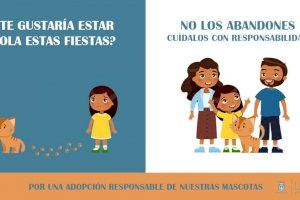 La Concejalía de Bienestar Animal lanza una campaña contra el abandono de mascotas en estas fiestas La Concejalía de Bienestar Animal lanza una campaña contra el abandono de mascotas en estas fiestas