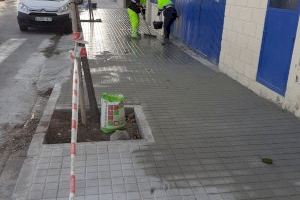 Bonrepòs i Mirambell invierte 64.777,36 euros en la mejora de las aceras de la calle Gabriel Esteve