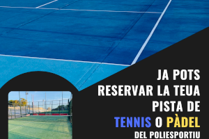 El Centre d’Esports d'Alcoi millorarà el sistema de reserves de pistes de tenis i pàdel El Centre d’Esports d'Alcoi millorarà el sistema de reserves de pistes de tenis i pàdel