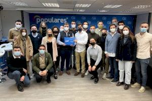 Javier Camarasa presenta 564 avales a su candidatura para presidir las Nuevas Generaciones del PP provincia de Valencia - (foto 3)