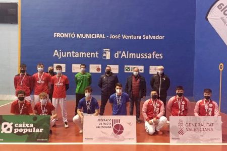 Vinalesa, Meliana, Ondara, Massamagrell i Beniarbeig-El Verger brillen a les finals autonòmiques de frontó parelles d'Almussafes