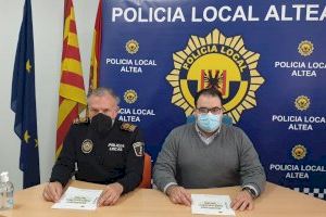 La Policía Local de Altea atiende más de 5.500 avisos durante 2021