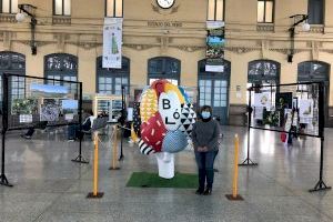 Una carxofa gegant de Benicarló al centre de València - (foto 2) Una carxofa gegant de Benicarló al centre de València - (foto 2)