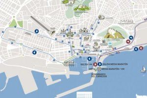 Estas son las calles que se cortarán este domingo por la Maratón de Alicante