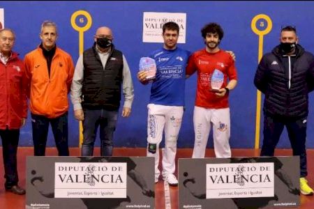 Gaizka CPV Parcent és el nou campió de l'Individual de Frontó 4 i Mig