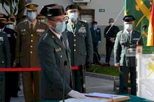 Acto de toma de posesión del coronel D. José Antonio Fernández de Luz de las Heras, como jefe de la Comandancia de la Guardia Civil de Valencia