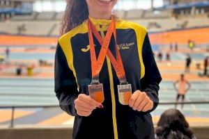 El CA Safor Teika ompli la cistella de medalles en el Campionat Autonòmic Júnior en Pista Coberta - (foto 8)