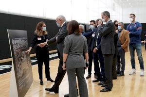 Felip VI visita L'Alqueria del Basket i les obres del Casal Espanya Arena de València - (foto 5)
