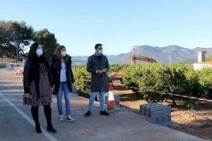 Comencen els treballs de rehabilitació d'un tram de 35 metres del camí Algepsar afectat per les pluges torrencials d'esta tardor Comencen els treballs de rehabilitació d'un tram de 35 metres del camí Algepsar afectat per les pluges torrencials d'esta tardor