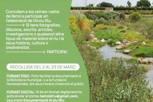 Betxí aspira a recuperar la memòria del Riu Sec amb la participació de veïnes i veïns
