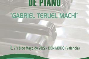 Benimodo convoca la XII edición de su Concurso Nacional de Piano Gabriel Teruel Machí