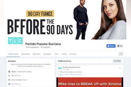 Hackean la cuenta de Facebook del PP de Burriana Hackean la cuenta de Facebook del PP de Burriana