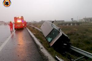 L'A-7 deixa dos accidents aquest dijous a Llosa de Ranes i Benifaió