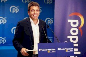 El presidente del Partido Popular de la Comunitat Valenciana, Carlos Mazón El presidente del Partido Popular de la Comunitat Valenciana, Carlos Mazón