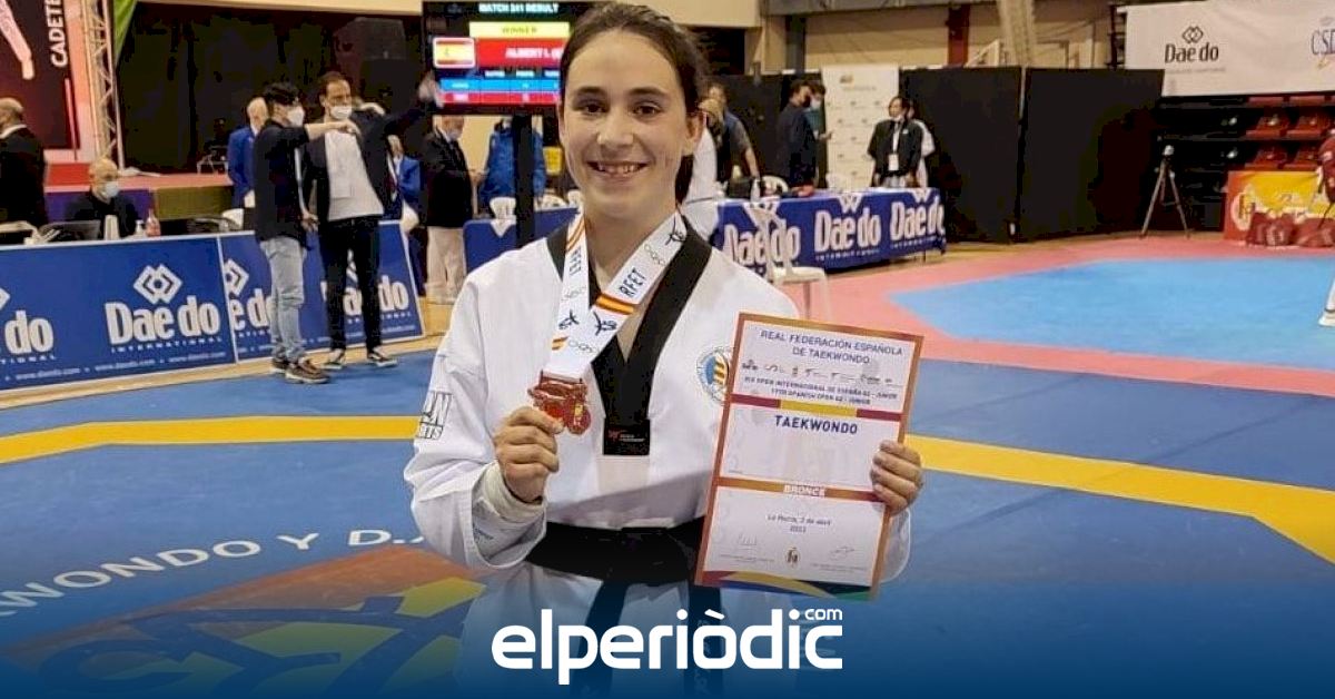 La Paiportina Nerea Portillo Tercera En El Open Internacional De Taekwondo