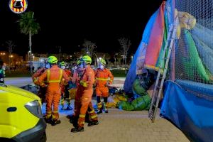 Imputados los dos responsables y el ingeniero del castillo hinchable de Mislata donde fallecieron dos niñas