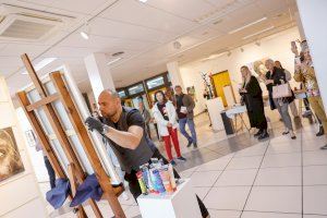 El artista Fredy Bustos presenta en la Casa de Cultura de l’Alfàs su nueva exposición ‘Imperfección Humana’ - (foto 3)