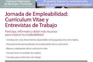 Bétera trabaja por la empleabilidad de sus vecinos y vecinas