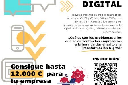 Benissa organiza una jornada sobre ayudas para la digitalización de pymes y autónomos