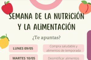 El Ayuntamiento de Alicante invita a participar en la Semana de la Nutrición y Alimentación que se celebra en el Centro de Consumo