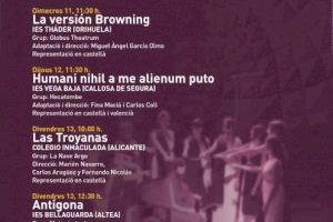 La UA y la Sociedad de Española de Estudios Clásicos organizan el V Certamen Escolar de Teatro Grecolatino La UA y la Sociedad de Española de Estudios Clásicos organizan el V Certamen Escolar de Teatro Grecolatino
