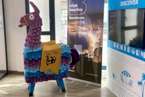 La llama de Fortnite en Benidorm