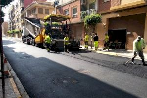 Alboraia reasfalta quatre zones del municipi per a millorar la seguretat ciutadana
