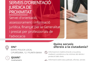 El nuevo servicio de orientación jurídica Justiprop llega a l’Eliana El nuevo servicio de orientación jurídica Justiprop llega a l’Eliana