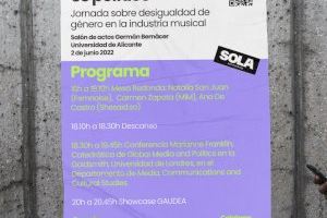 La UA debat sobre la desigualtat de gènere en la indústria musical amb un panell d’expertes
