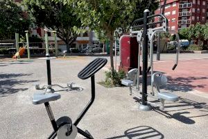 El parc Pere Crespí d'Alzira ja compta amb un espai biosaludable - (foto 2)