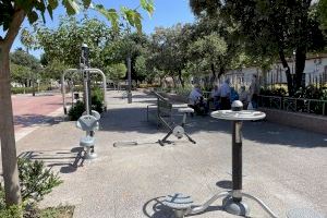 El parc Pere Crespí d'Alzira ja compta amb un espai biosaludable - (foto 3)